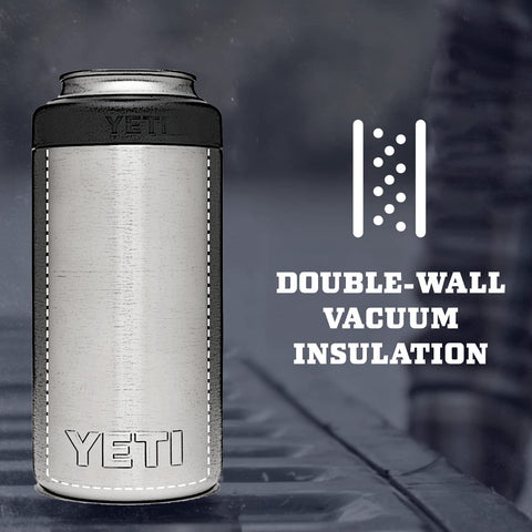 YETI Colster Duracoat texture detail highlighting chip-resistant finish benefit