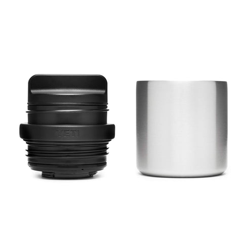 YETI cup cap mounted on Rambler bottle offering on-the-go drinking convenience