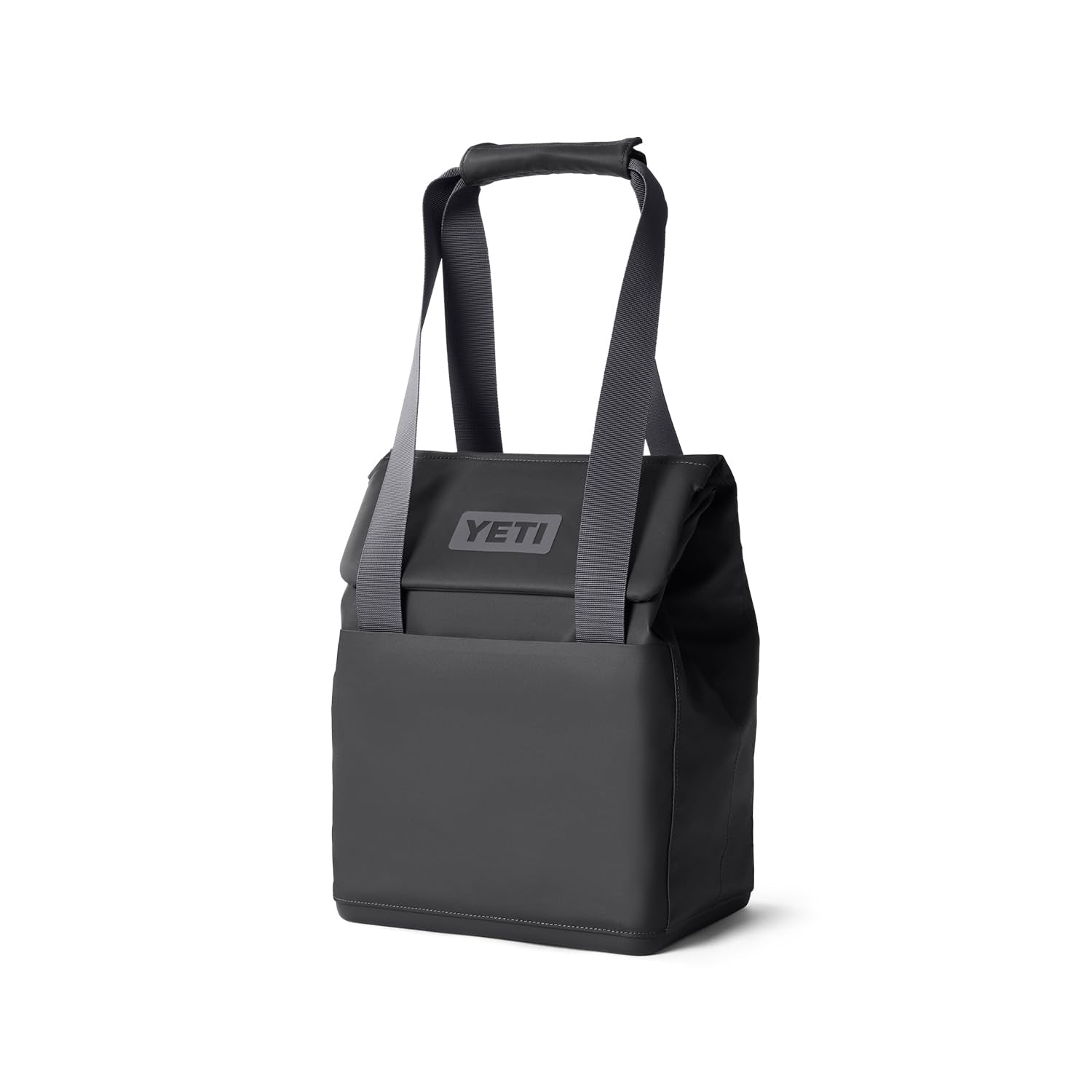 YETI Daytrip 14L front view showing compact charcoal design and portability