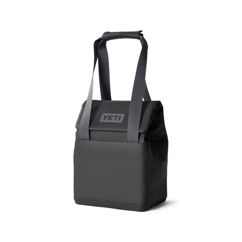 YETI Daytrip 14L front view showing compact charcoal design and portability
