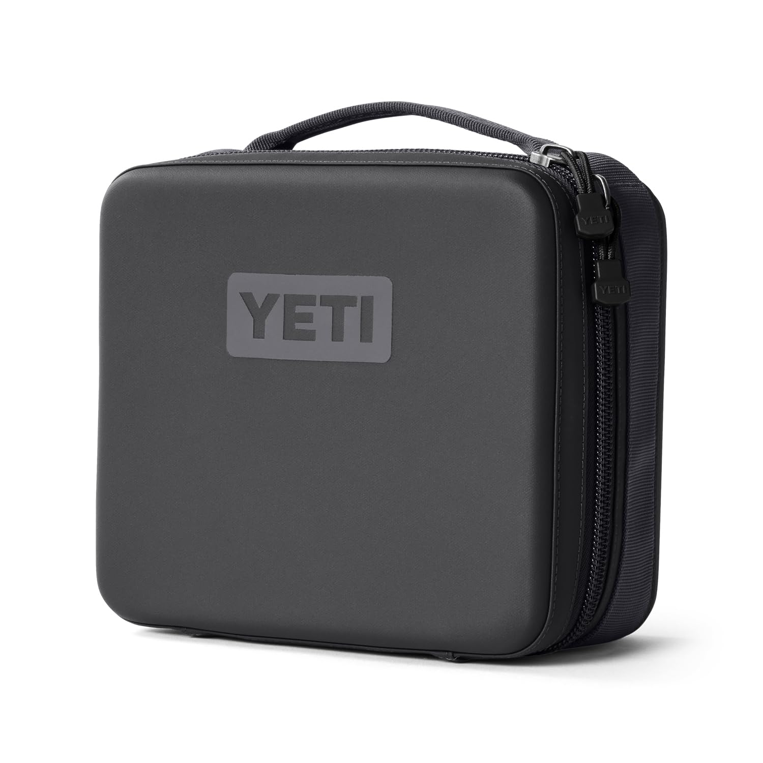 YETI Daytrip 3L front view showing charcoal finish and compact benefit