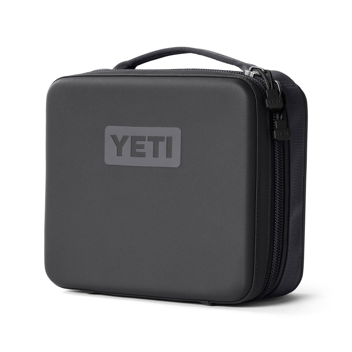YETI Daytrip 3L front view showing charcoal finish and compact benefit