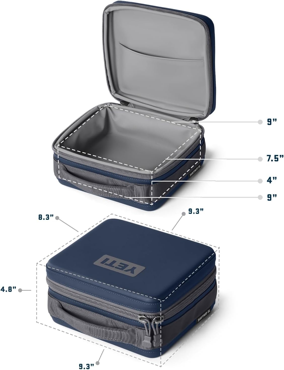 YETI Daytrip 3L with YETI ICE SHEET inserted demonstrating extended chill