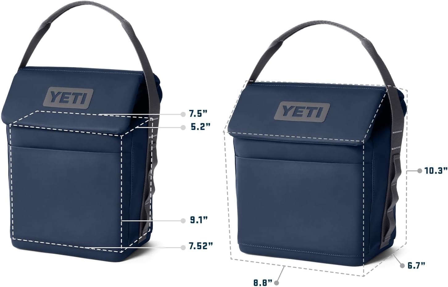 YETI Daytrip 6L in a commuter backpack demonstrating daily transport ease