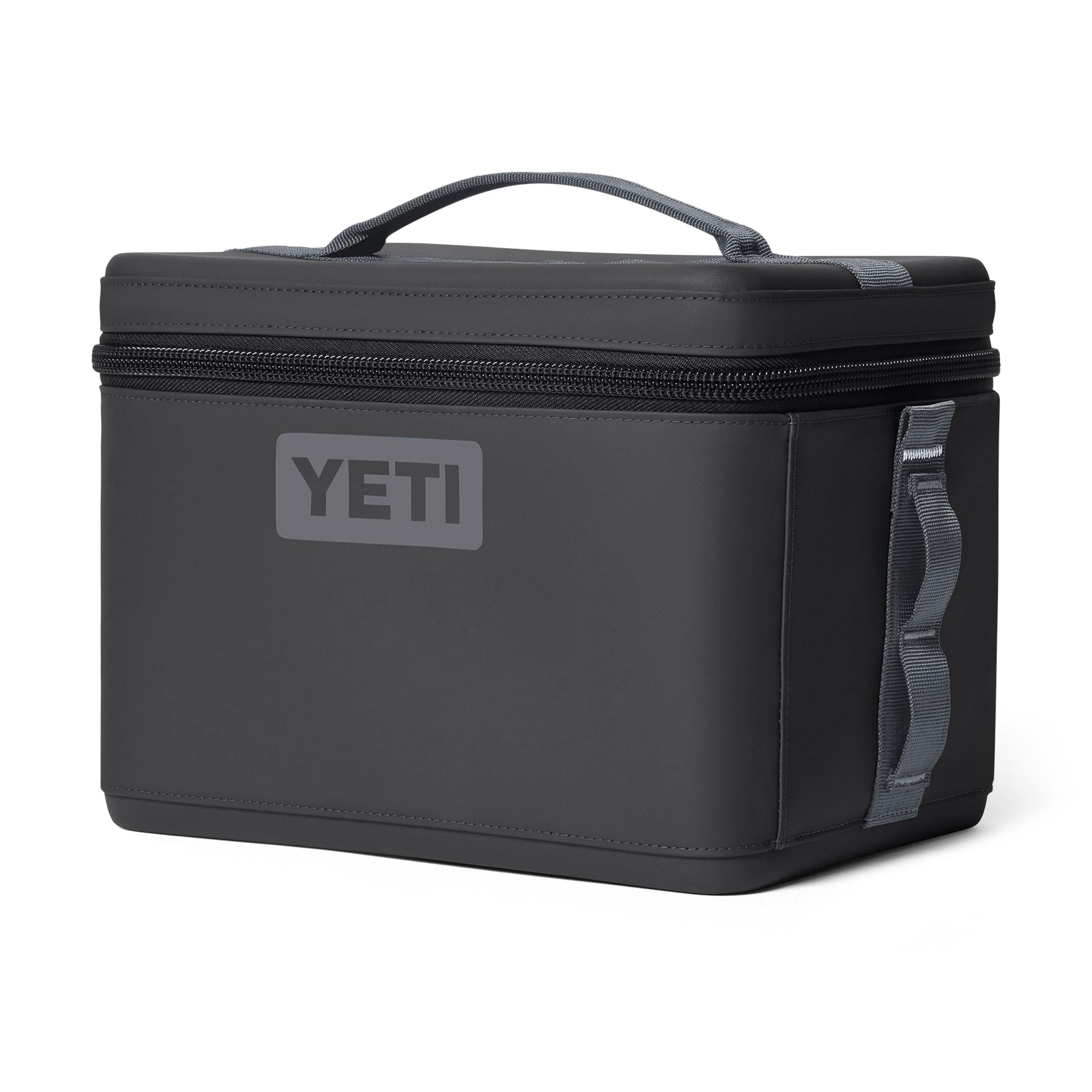 YETI Daytrip 9L label and material detail showing sturdy construction benefit