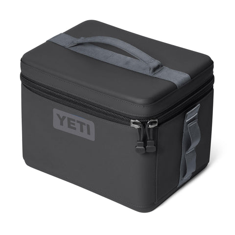 YETI Daytrip 9L on a park bench demonstrating commuter and outdoor convenience