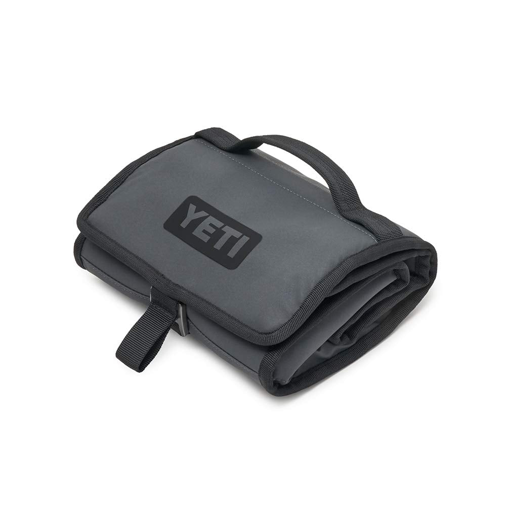 YETI Daytrip folded flat to save space and simplify storage when not in use