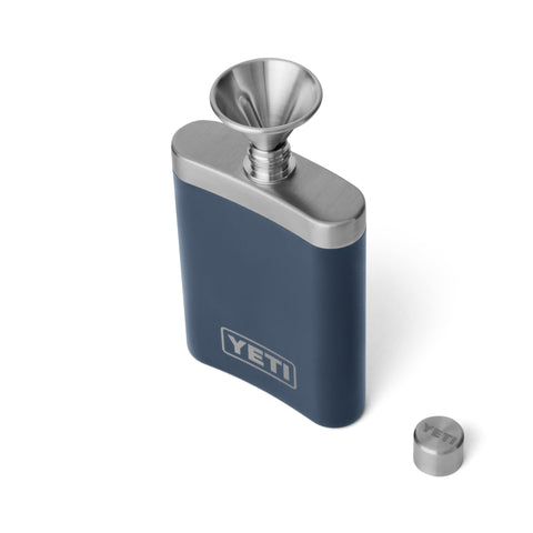 Close-up of YETI flask cap showing secure closure and leak-resistance benefit