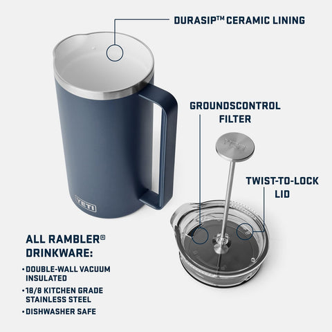 YETI GroundsControl filter close-up showing filtration for cleaner pours