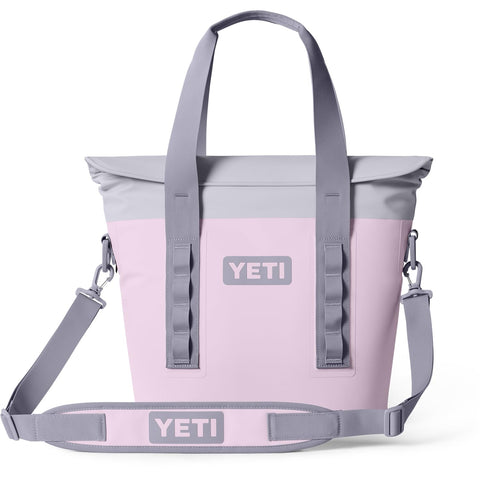 YETI Hopper M15 front view in Cherry Blossom showing compact tough design and easy portability