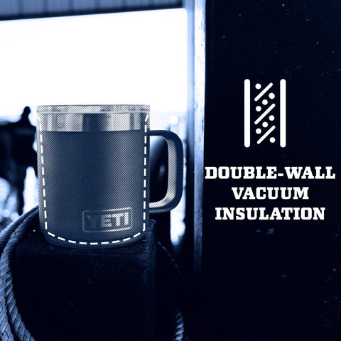 YETI Rambler in dishwasher conveying easy cleaning and low maintenance