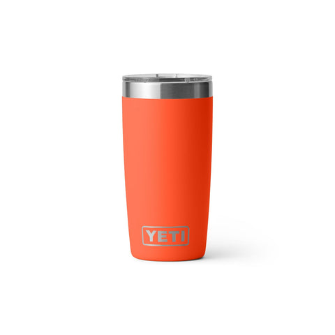 YETI Rambler Duracoat finish close-up showing color resilience benefit: scratch resistance