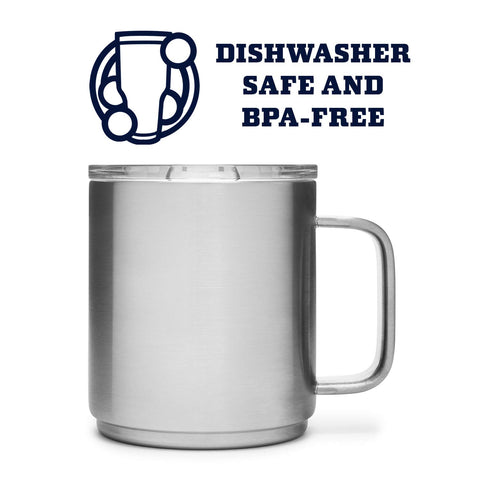 YETI Rambler handle and dimensions displayed for comfortable grip benefit