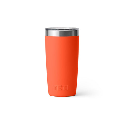 YETI Rambler seated in a car cup holder showing travel compatibility benefit: secure fit