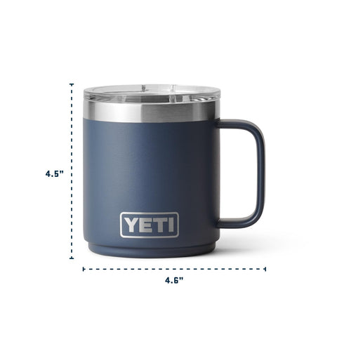 YETI Rambler in use pouring coffee outdoors, temperature retention on the go