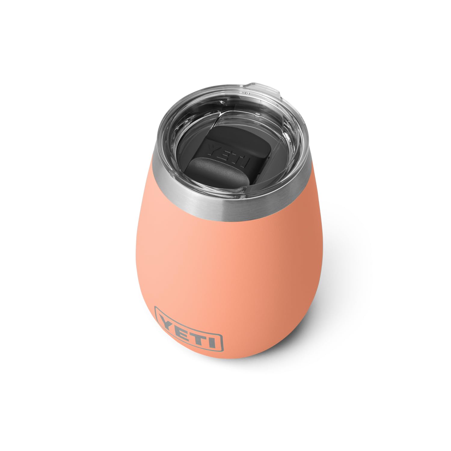 YETI Rambler in Lowcountry Peach front view showing sleek shape and durable finish