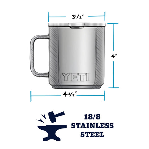 YETI Rambler MagSlider lid close-up demonstrating magnetic closure for spill reduction