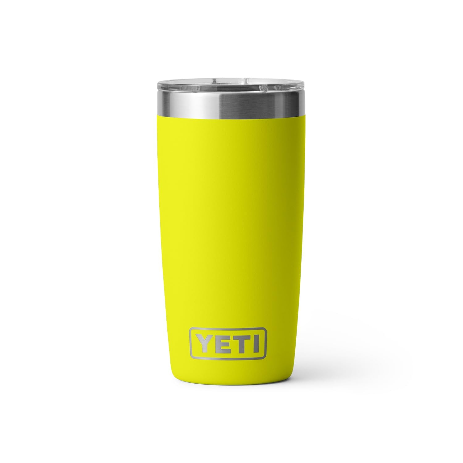 Interior stainless steel view of YETI Rambler showing vacuum insulation and durability