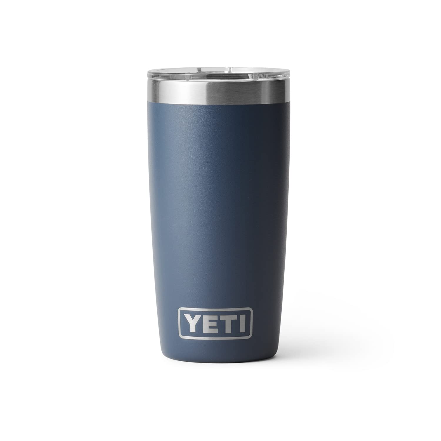 YETI Rambler side profile illustrating compact size and cup-holder fit