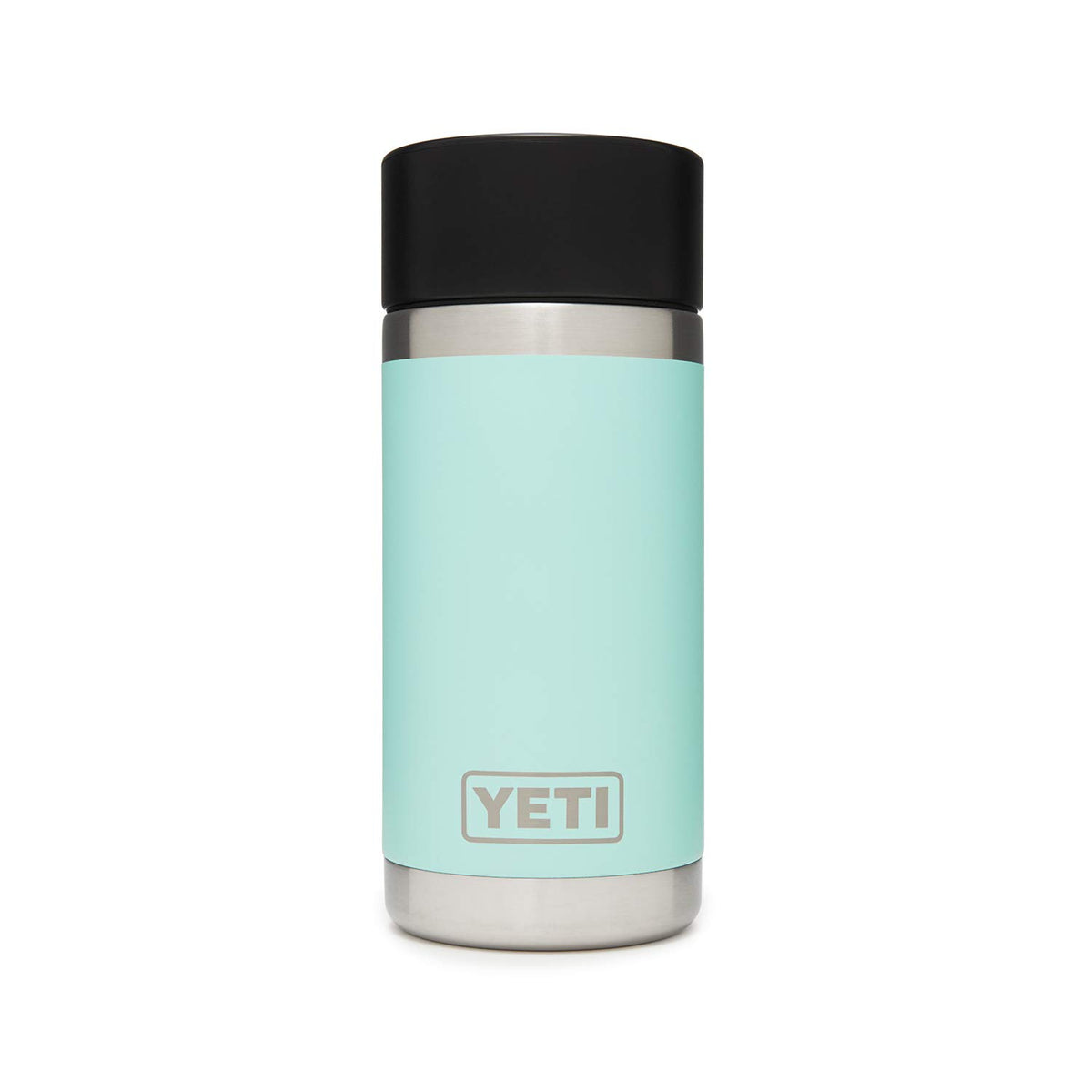 YETI Rambler 12 oz bottle front seafoam showing compact design and reliable insulation