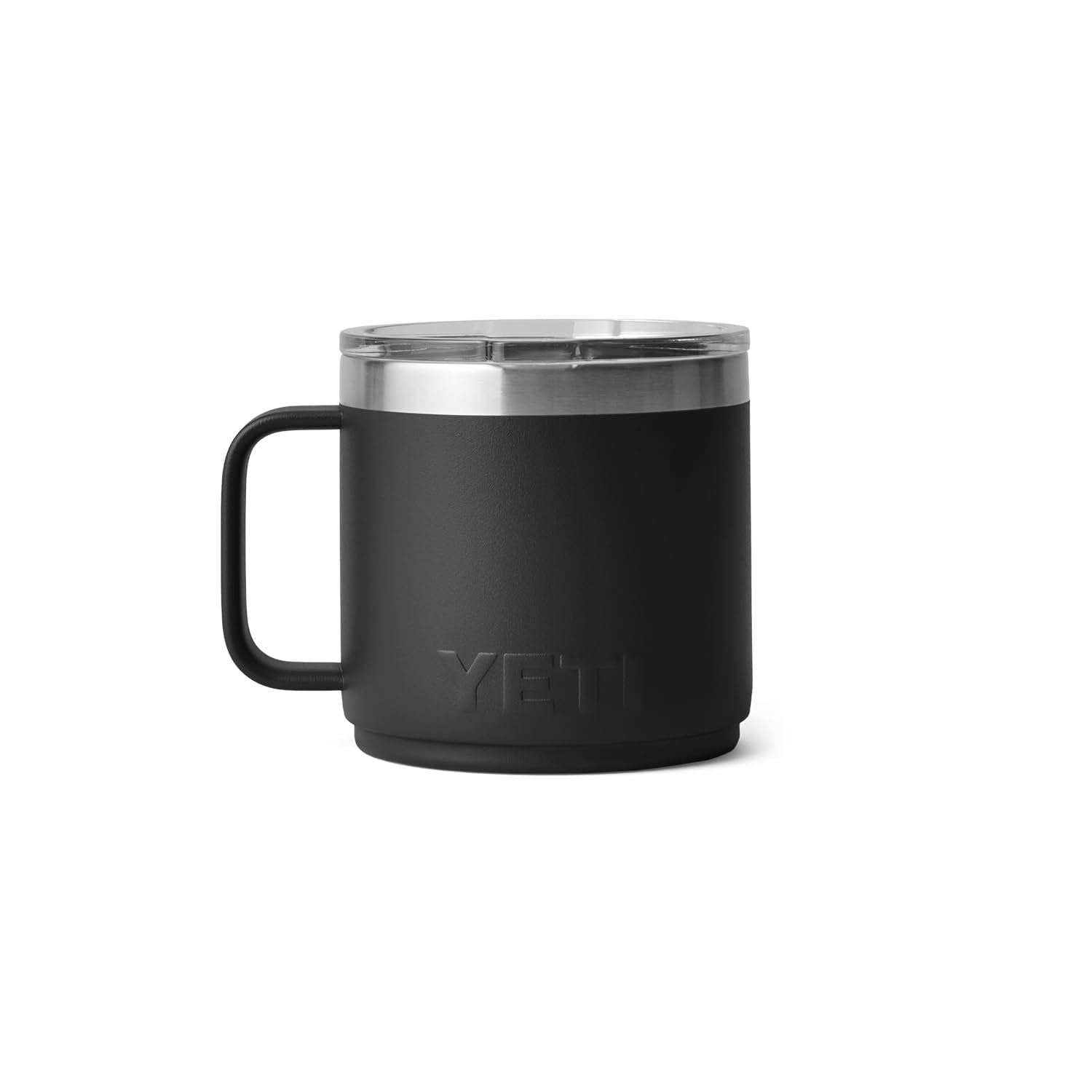 YETI Rambler filled with coffee conveying temperature retention and daily use