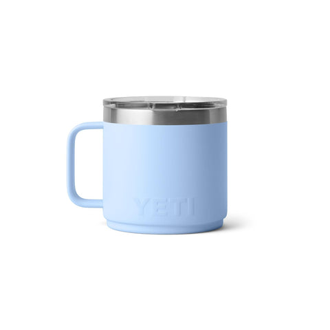 YETI Rambler 14 oz in dishwasher showing easy, low-effort cleaning
