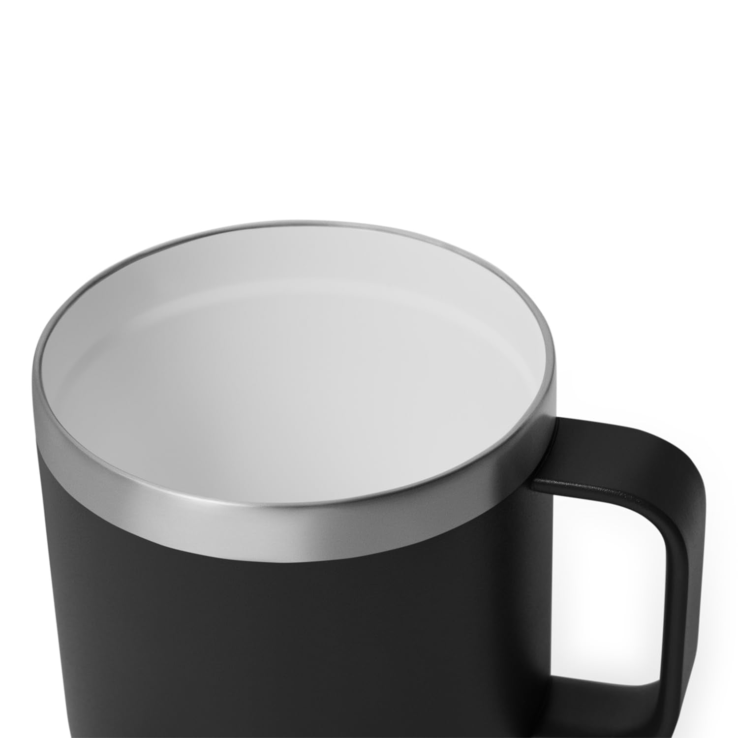 YETI Rambler held in hand to show 14 oz scale and comfortable grip