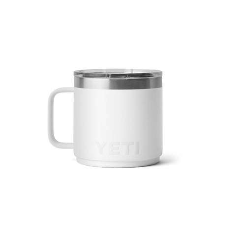 YETI Rambler in hand illustrating size and portability for on-the-go convenience