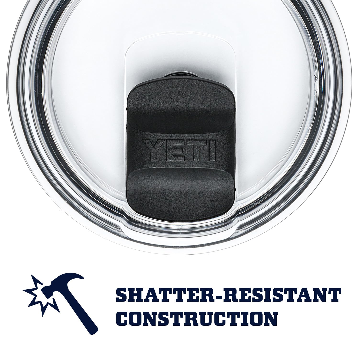 YETI Rambler on campsite table highlighting rugged white mug for outdoor adventures