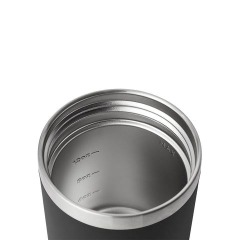 YETI stainless-steel surface close-up highlighting rust-resistant finish