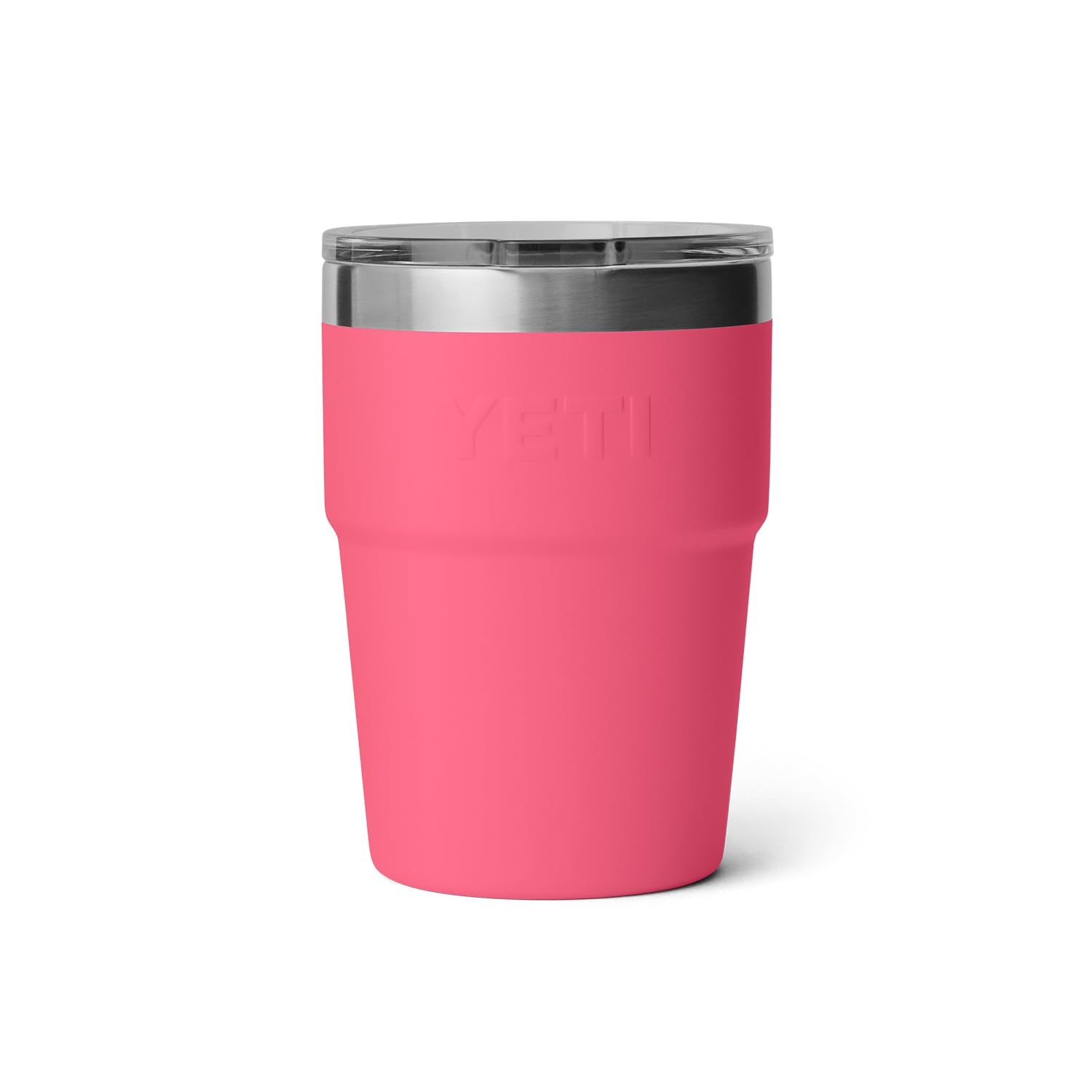 YETI Rambler seated in a car cup holder showing commute-friendly stability