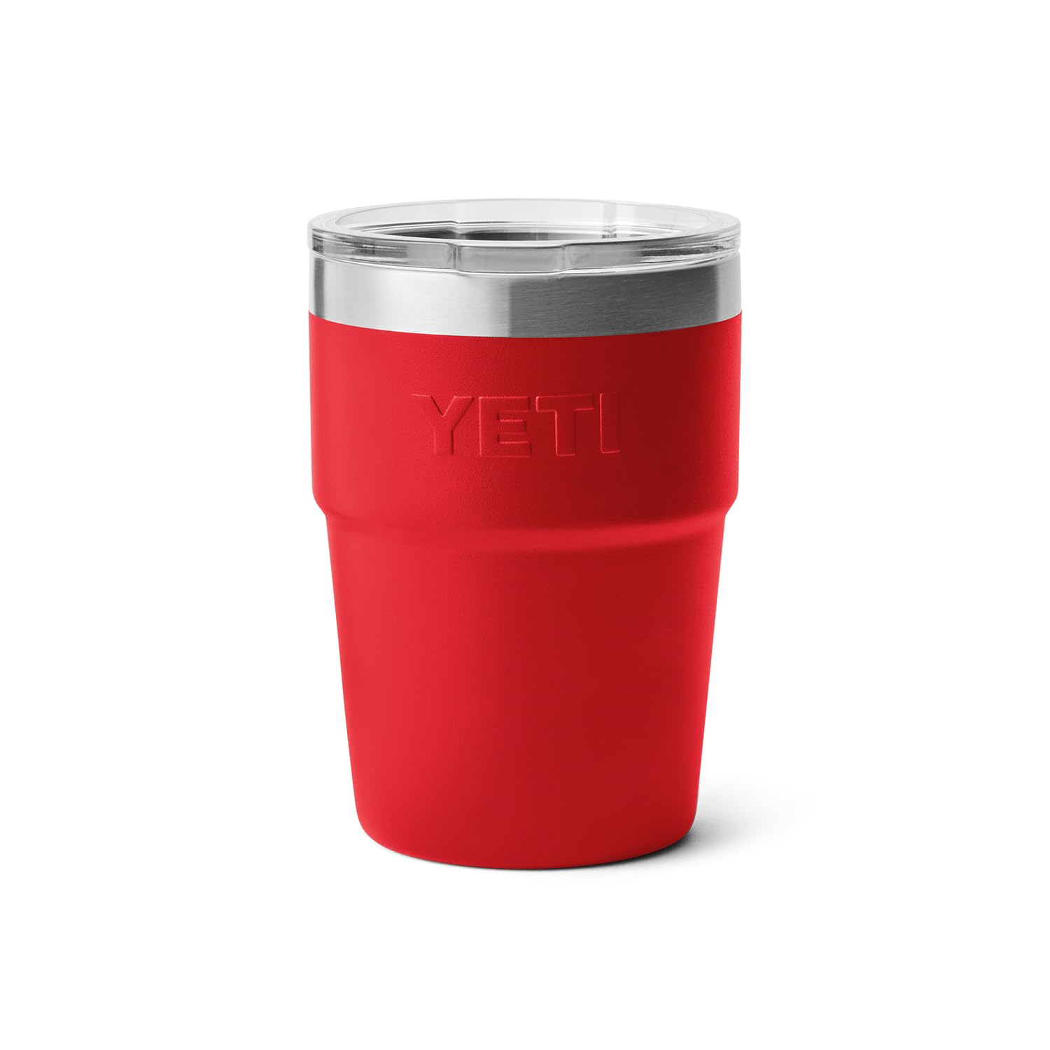 YETI Rambler in car cup holder showing commute-ready stability