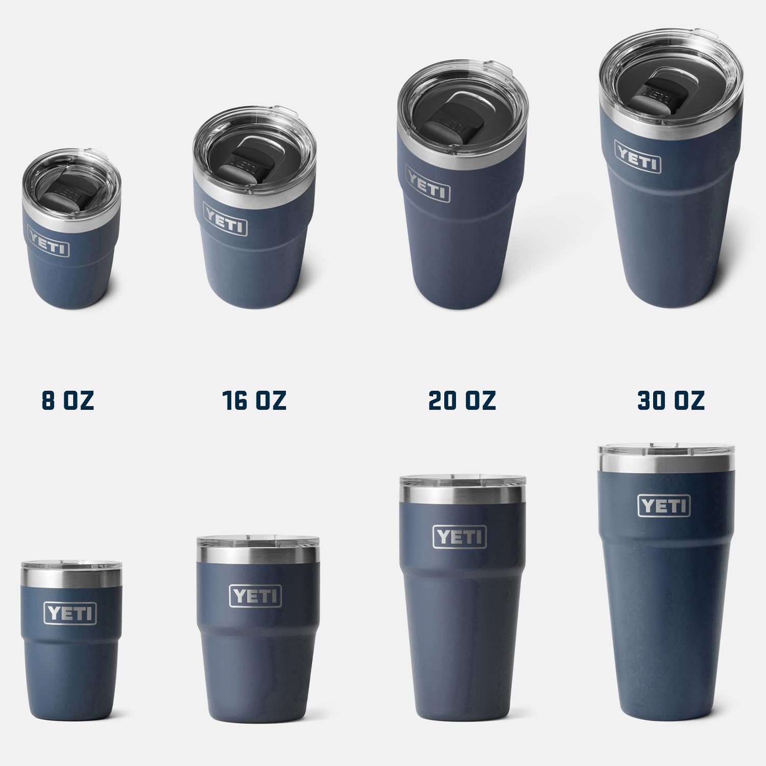 YETI Rambler on campsite table showing outdoor-ready toughness benefit
