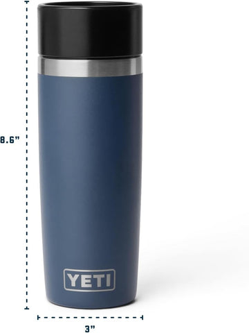 YETI bottle seated in car cupholder demonstrating secure fit and convenience