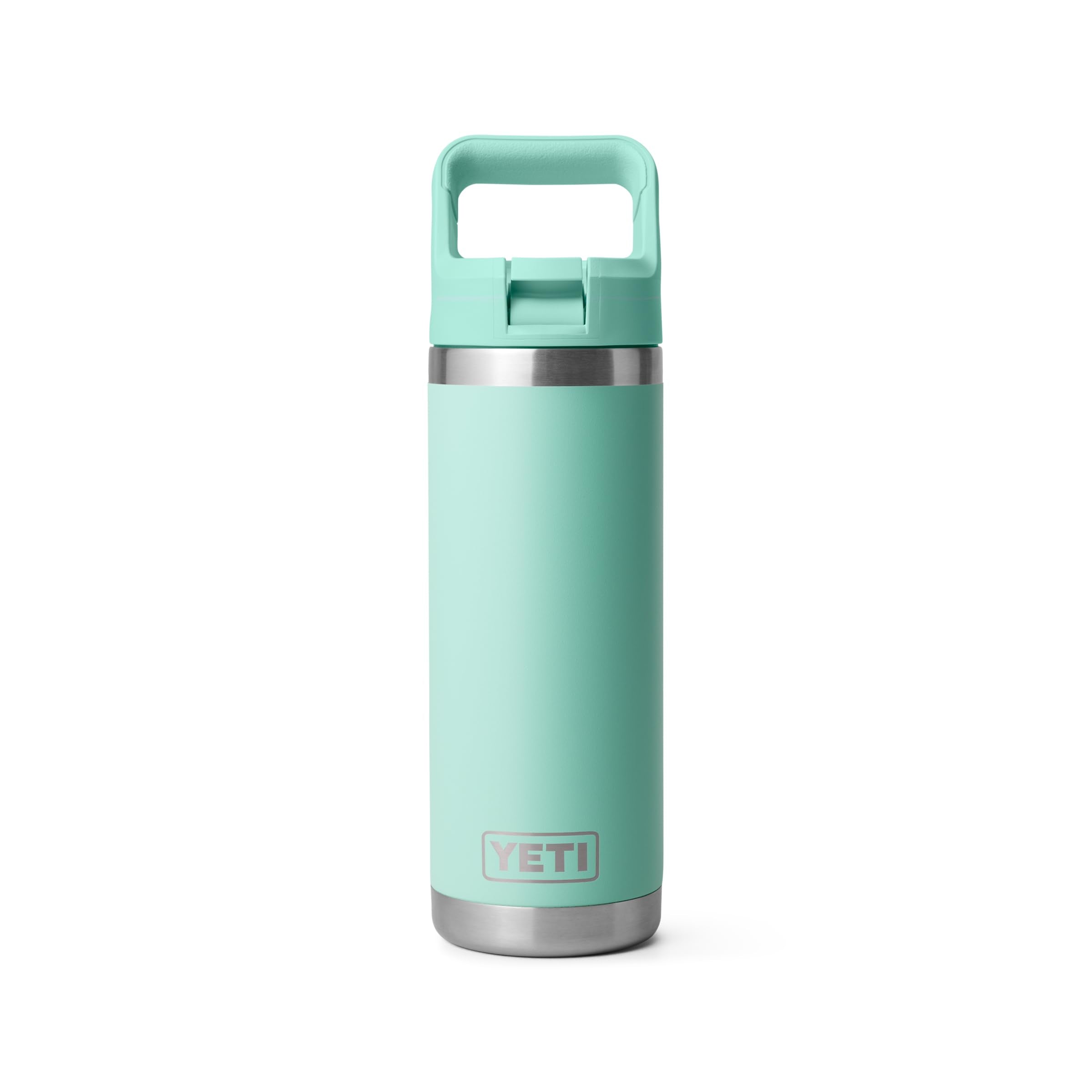 YETI Rambler front view Seafoam showing durable design and visibility