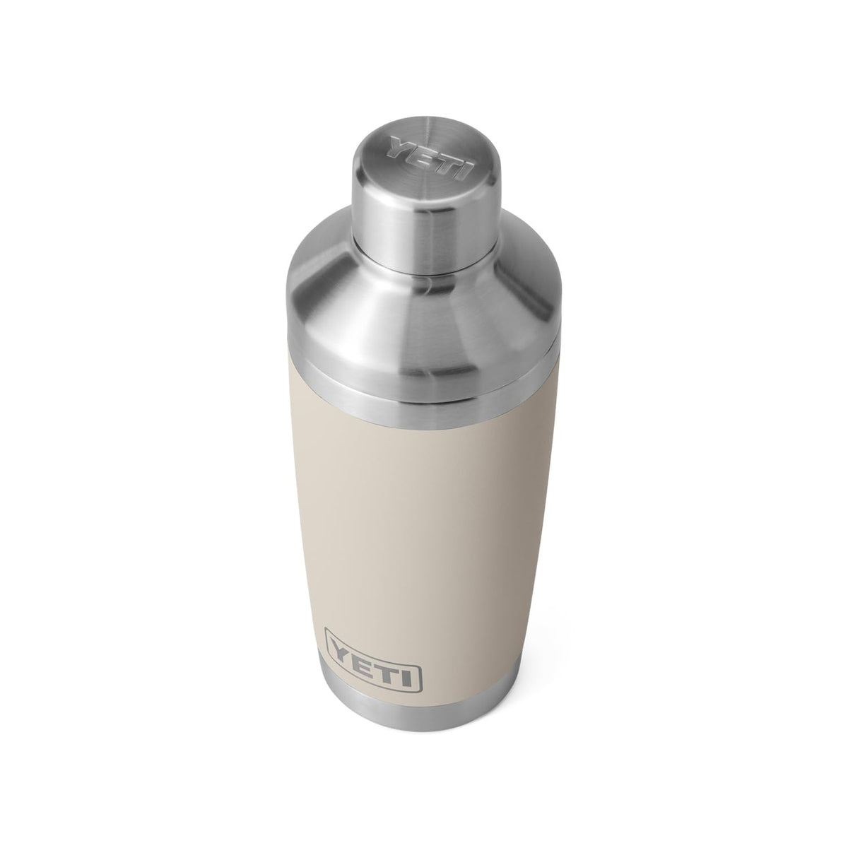 YETI Rambler front view in Cape Taupe showing stylish durable finish and portability