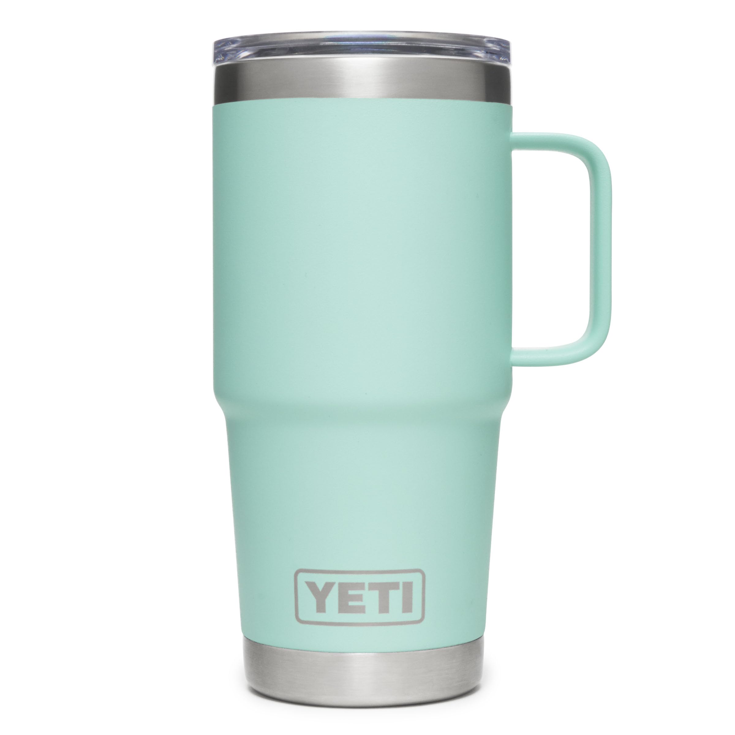YETI Rambler 20 oz front view in Seafoam showing durable finish and capacity