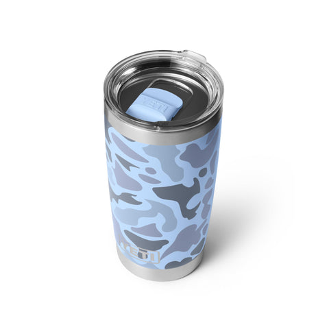 YETI MagSlider lid closed close-up, showing secure sipping benefit