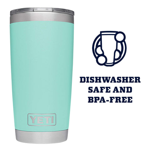 YETI Rambler interior stainless steel close-up for easy cleaning