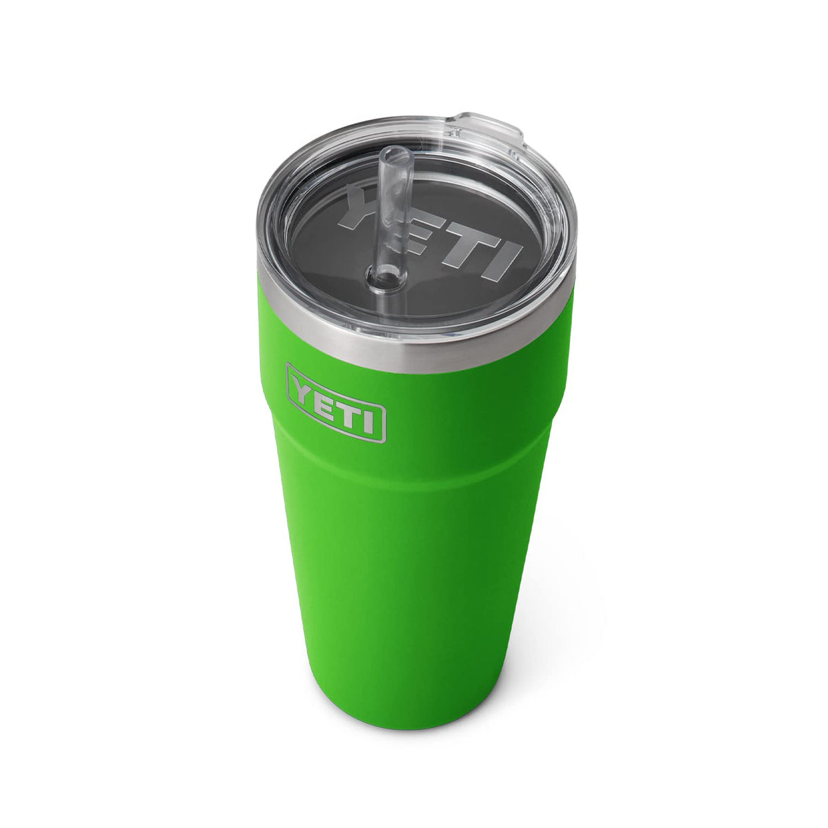 YETI Rambler 26 oz front view showing Canopy Green and durable build for everyday use