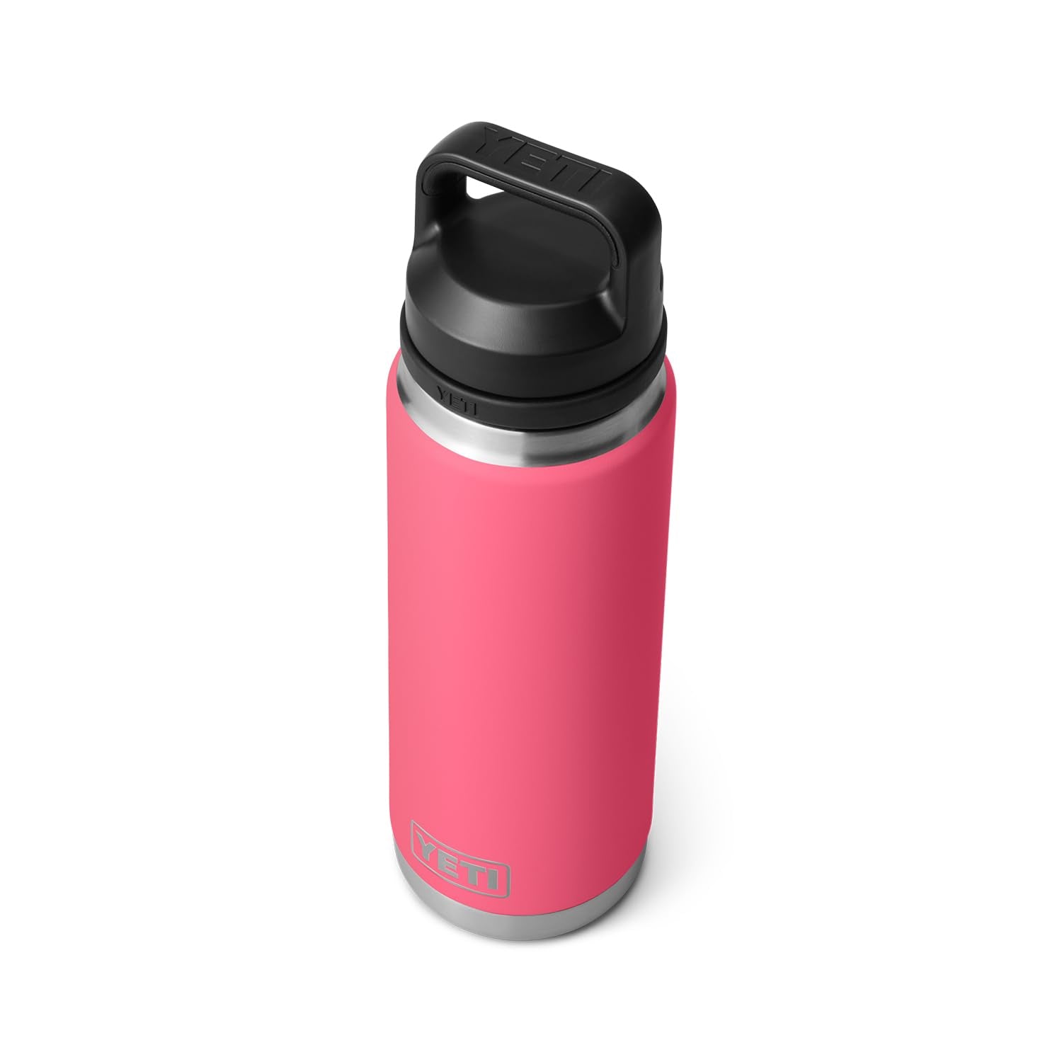 YETI Rambler held in hand to show scale and comfortable carry