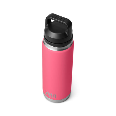 YETI Rambler held in hand to show scale and comfortable carry