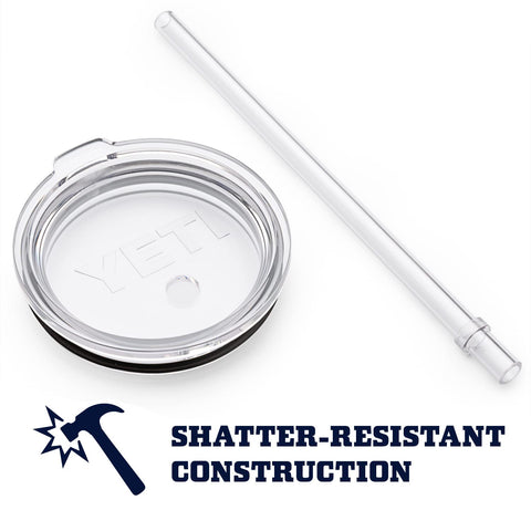 YETI Rambler wide-mouth without lid showing easy filling and cleaning advantage