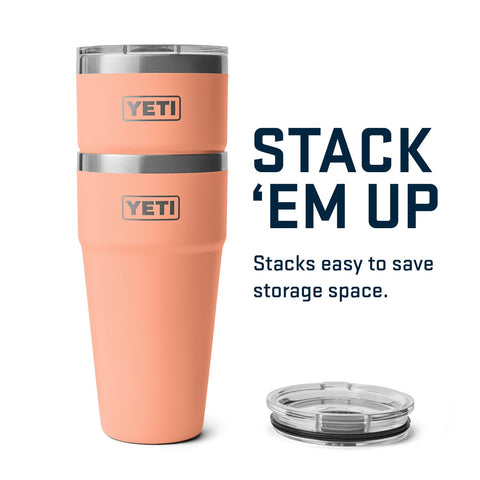 YETI Rambler in dishwasher demonstrating easy cleanup and time-saving benefit