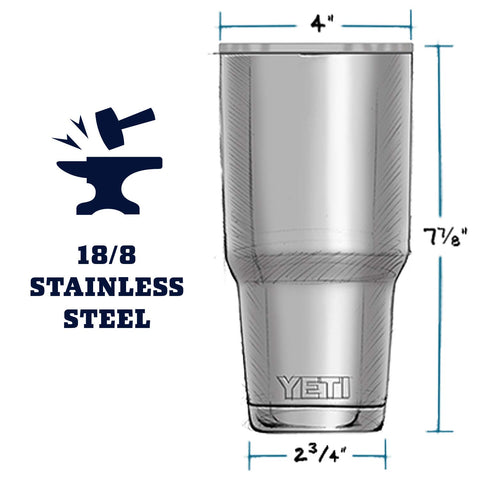 YETI Rambler MagSlider lid close-up highlighting secure magnetic closure benefit