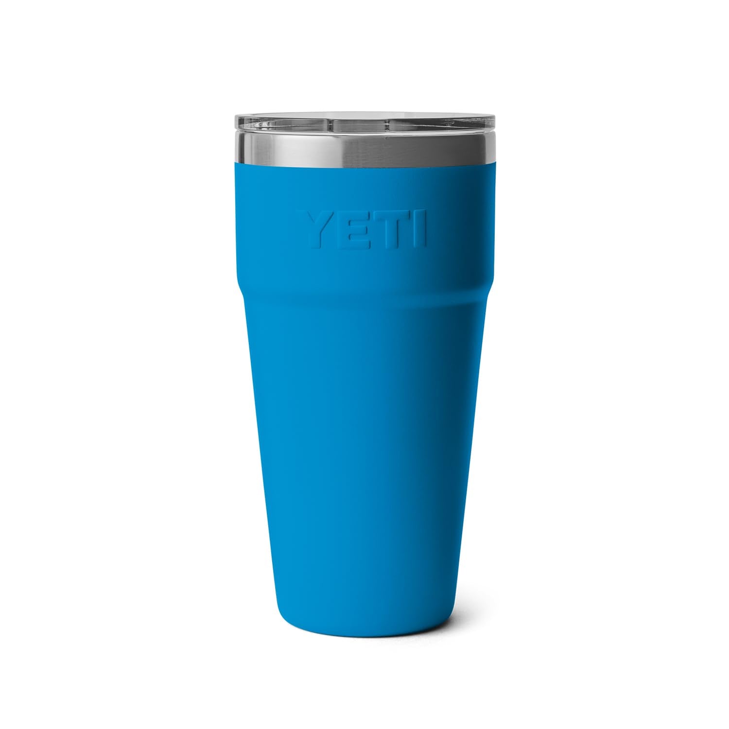 YETI Rambler stainless steel texture close-up showing scratch-resistant surface