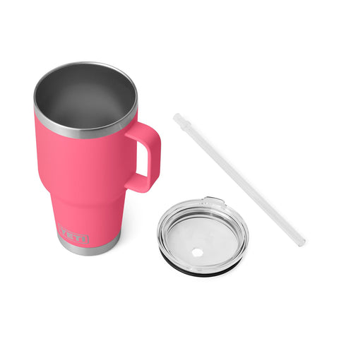 YETI Rambler cutaway showing double-wall vacuum insulation for prolonged chill