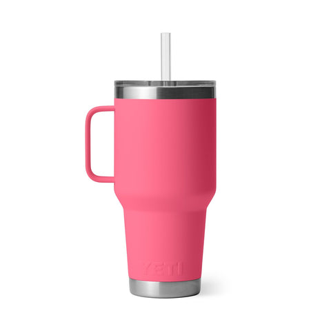YETI Rambler carried outdoors illustrating rugged build for adventures