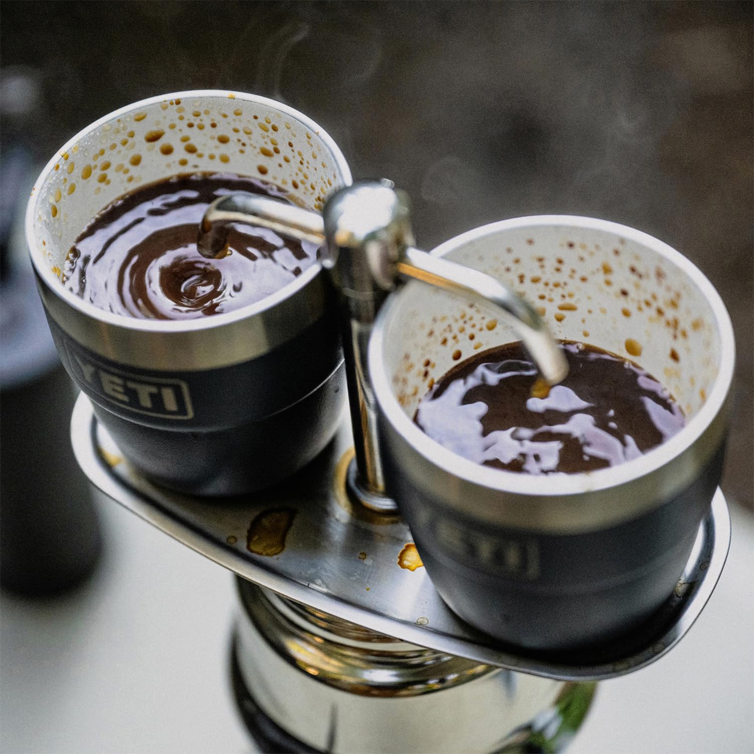 YETI Rambler 4 oz top view showing wide rim for accurate pours