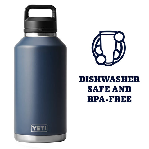 YETI Rambler in outdoor use on trail showing reliable hydration benefit
